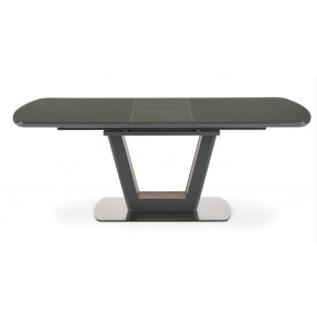 Стол обеденный HALMAR BILOTTI темно-серый/орех 160-200/90